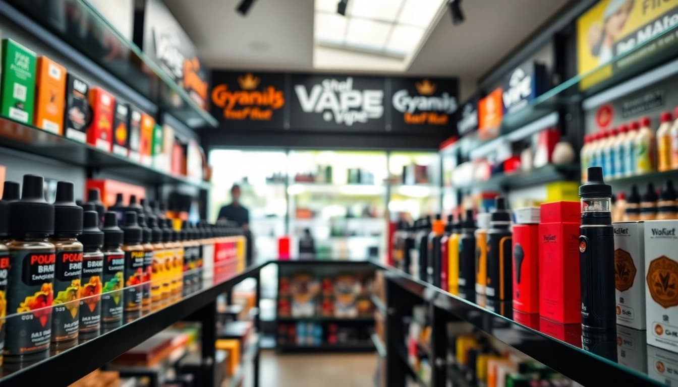 Showcase of Vape Juice Depot products with vibrant colors and natural lighting.