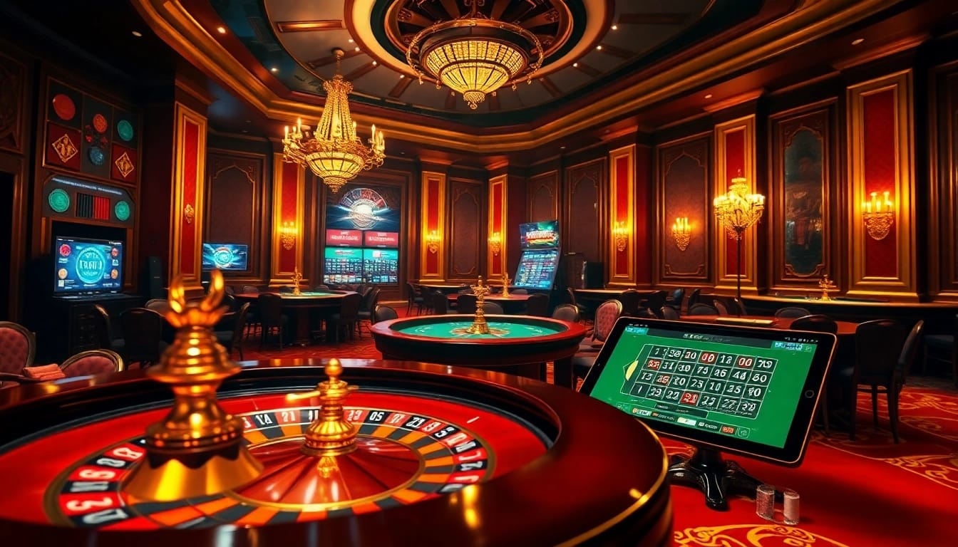 Engage in thrilling gtatogel online betting amidst a luxurious casino atmosphere.
