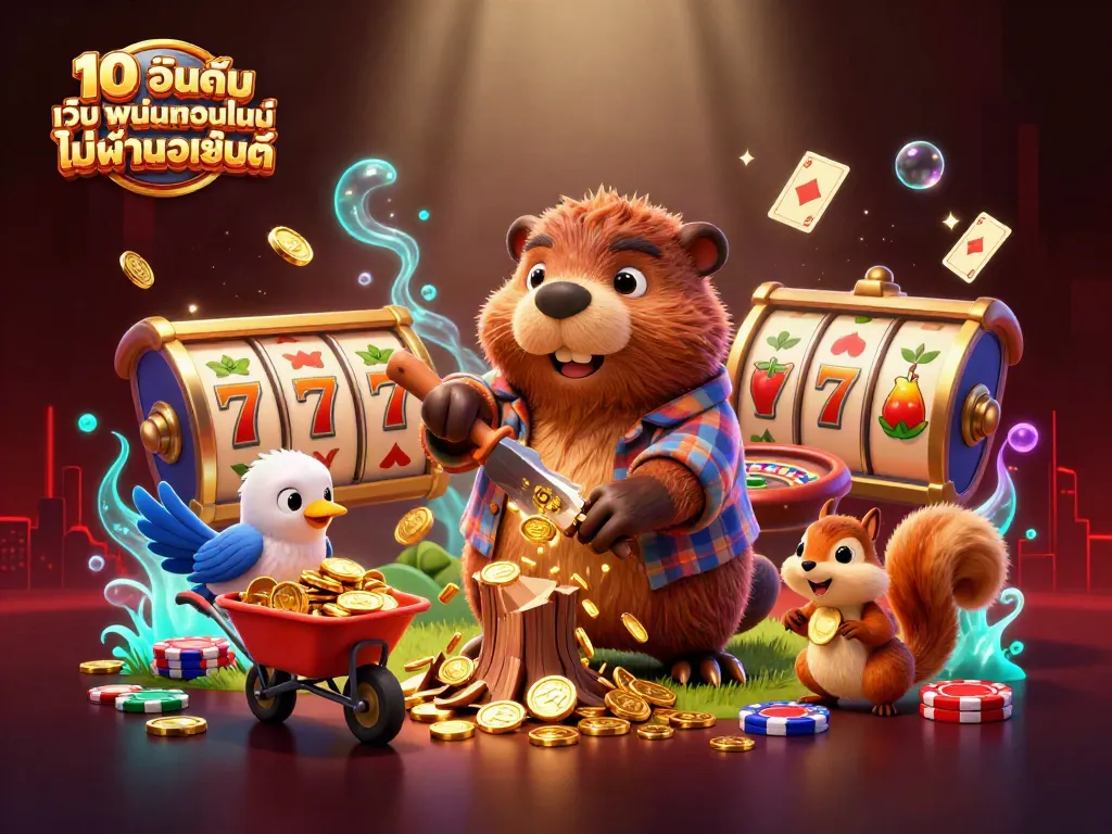 10 อันดับ เว็บพนันออนไลน์ ไม่ผ่านเอเย่นต์ สร้างสรรค์ภาพที่เต็มไปด้วยความสนุกสนานในโลกคาสิโน