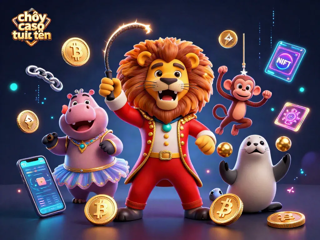 Trải nghiệm chơi casino trực tuyến sống động với những nhân vật vui nhộn trong không gian 3D đầy màu sắc.