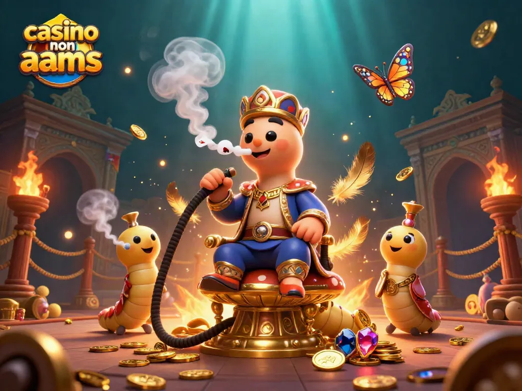 Gioca nei casino non AAMS con RTP elevato e slot variegate, catturato in un'illustrazione vivace.