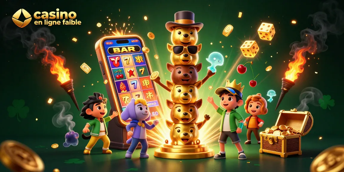 Jouer à un casino en ligne fiable avec un totem coloré et des éléments de jeux captivants