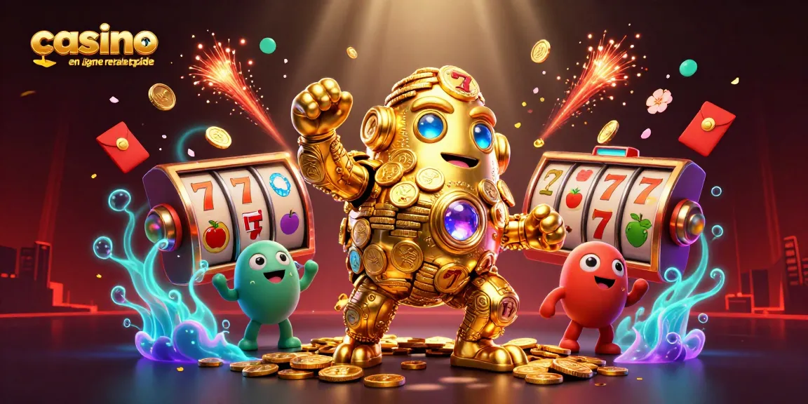 Gagnez avec casino en ligne retrait rapide grâce à des machines à sous éblouissantes et un golem d'or.
