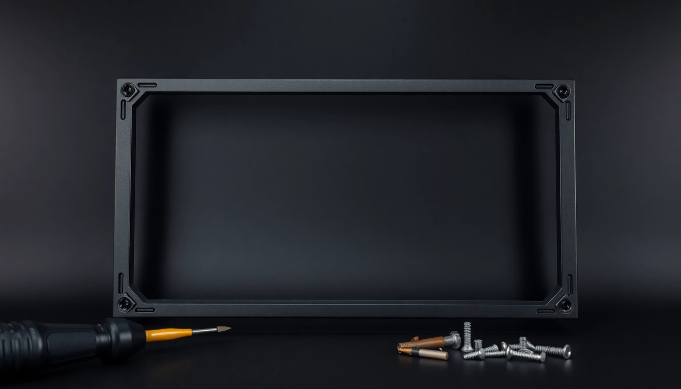 Showcase pf940v2 frame only with tools, highlighting its features and design.