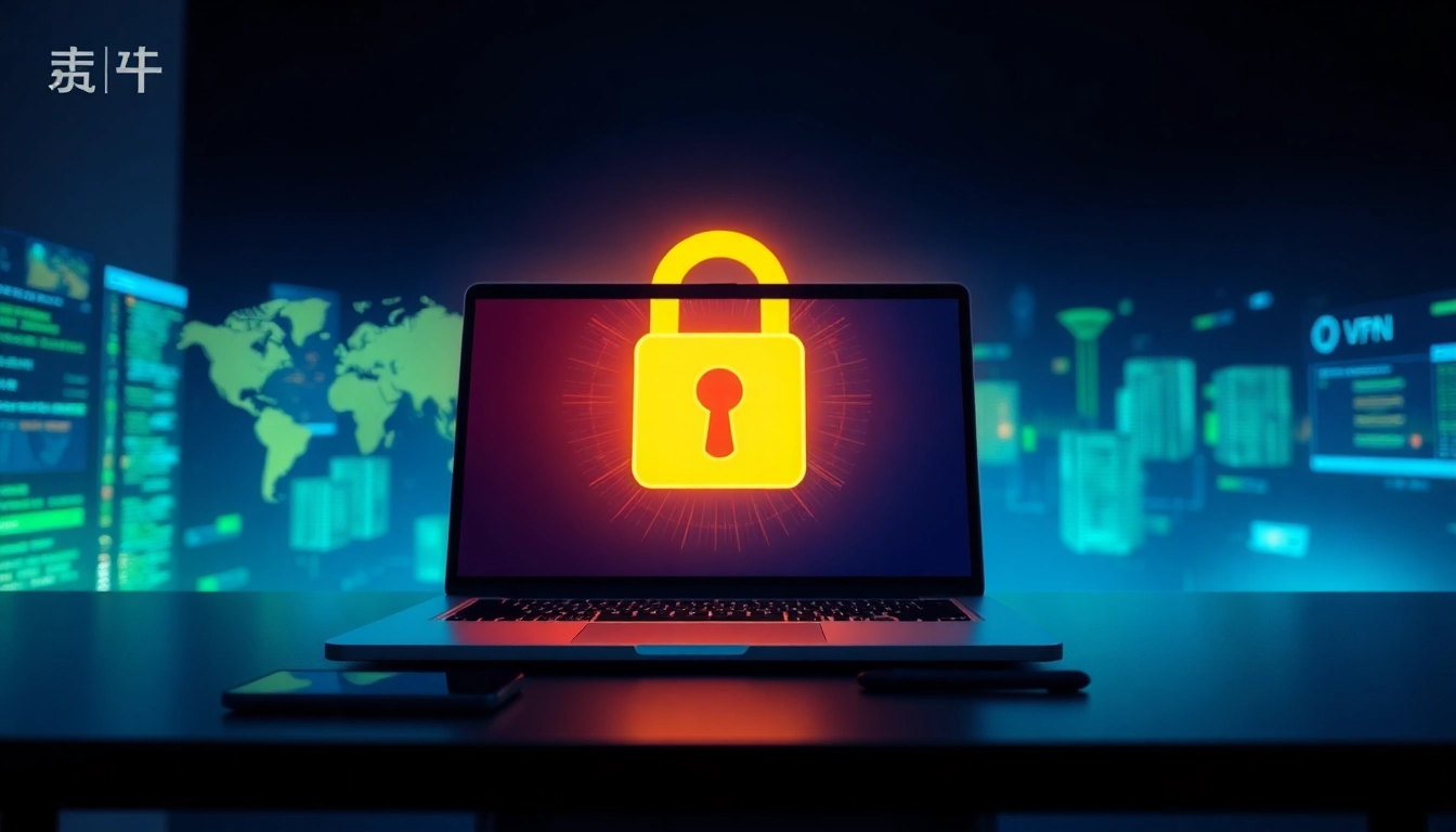 用于 VPN 服务的快连下载：全球服务器图像与现代设备的安全连接。