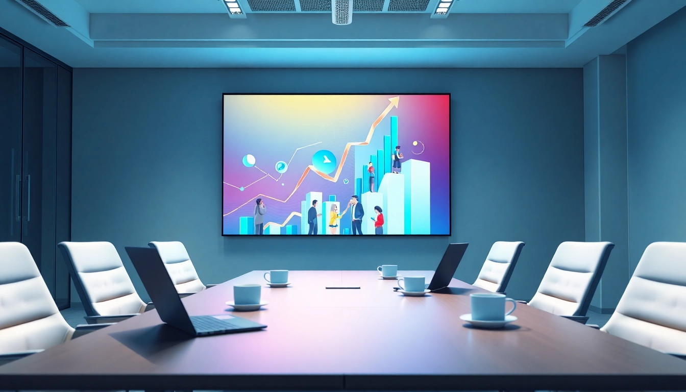 Erstellen Sie eine fesselnde Unternehmensanimation, die Geschäftswachstum visuell darstellt.