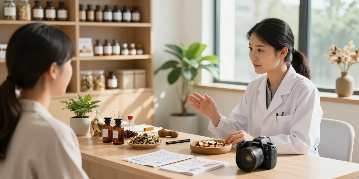 Patient receiving treatment at 영통한의원 herbal clinic, showcasing personalized care and wellness.