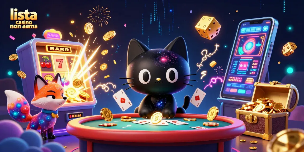 Gioca nella lista casinò non AAMS con un gatto nero e volpe astrale in un tavolo cosmico