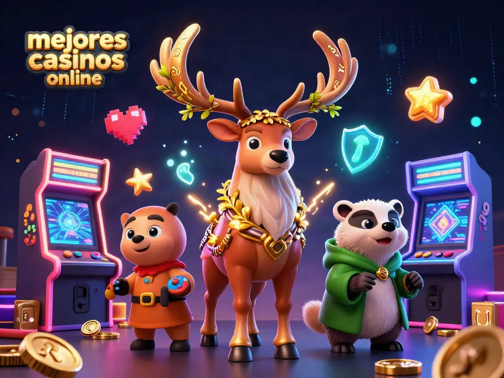 Imágenes vibrantes de los mejores casinos online que destacan los juegos y la diversión.