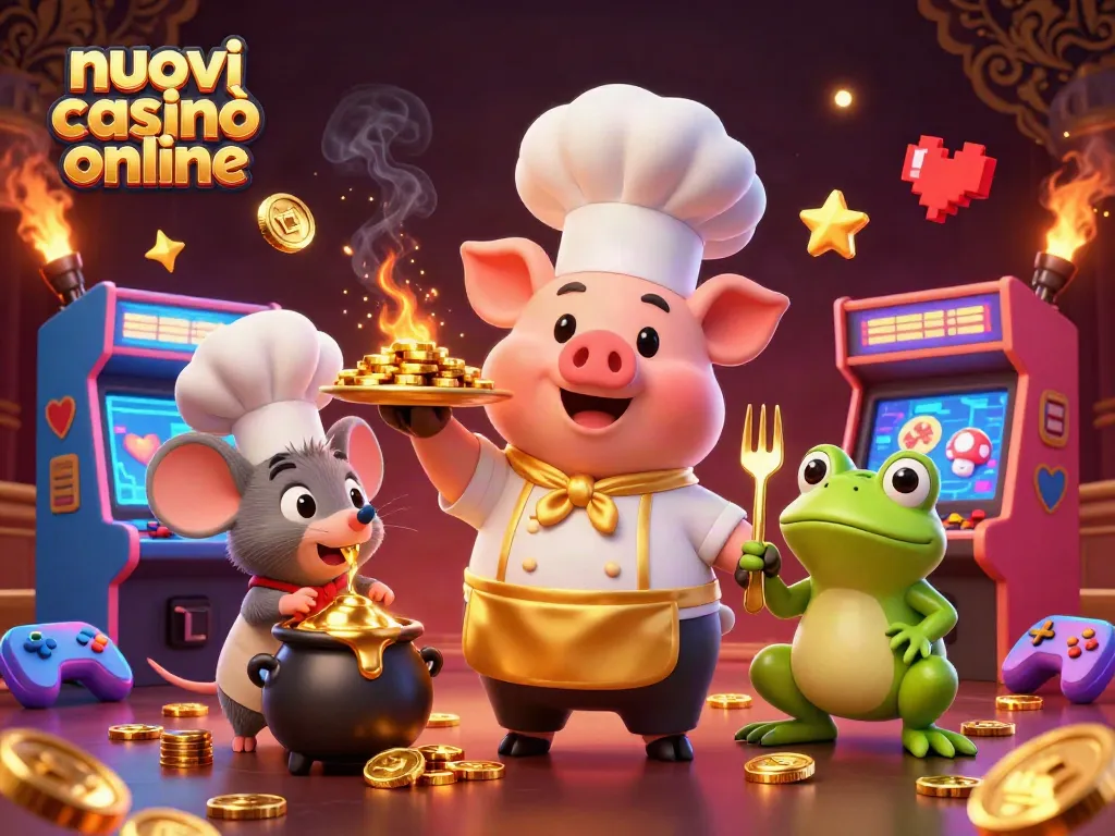 Gioca ai nuovi casinò online con uno chef e un critico in un'esperienza lucrosa e vivace.