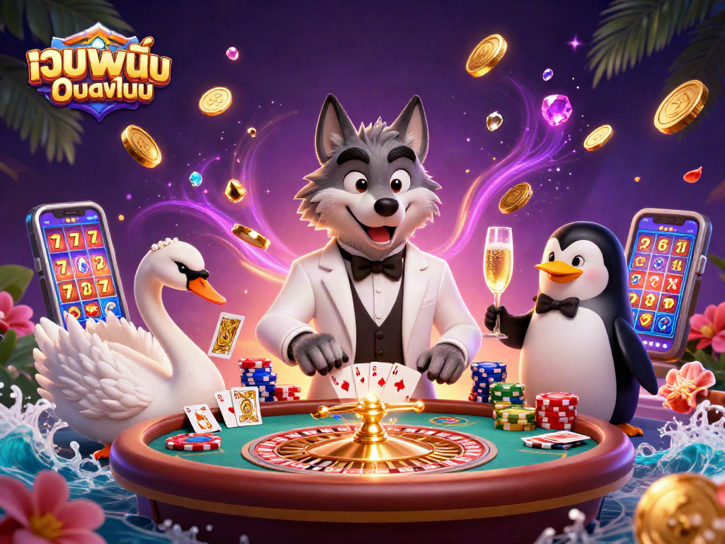 เกมพนันออนไลน์แบบสนุกสนานที่มีโชคชะตาในการเดิมพันและการ์ตูนต่างๆ