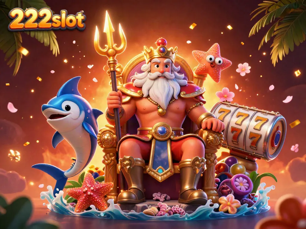 Menangkan di 222slot dengan permainan slot dan elemen dekoratif meriah serta karakter unik.