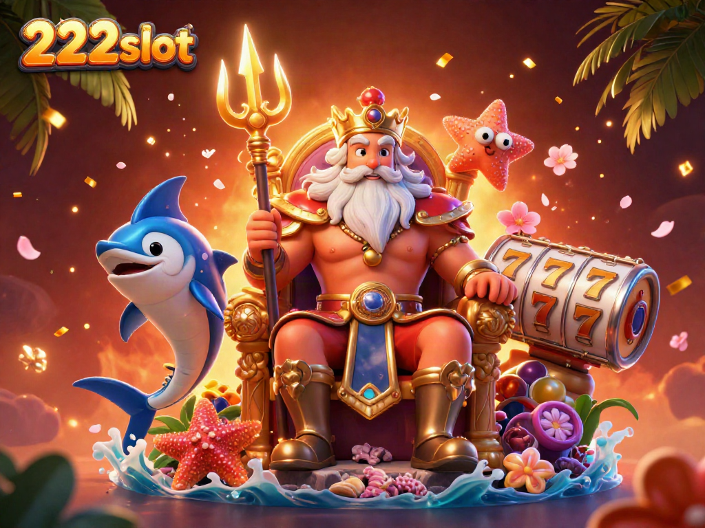 Menangkan di 222slot dengan permainan slot dan elemen dekoratif meriah serta karakter unik.
