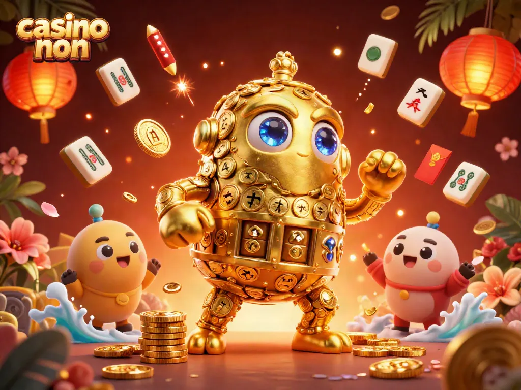 Gioca nei migliori casino non ADM con un golem d'oro e simboli luminosi divertenti.