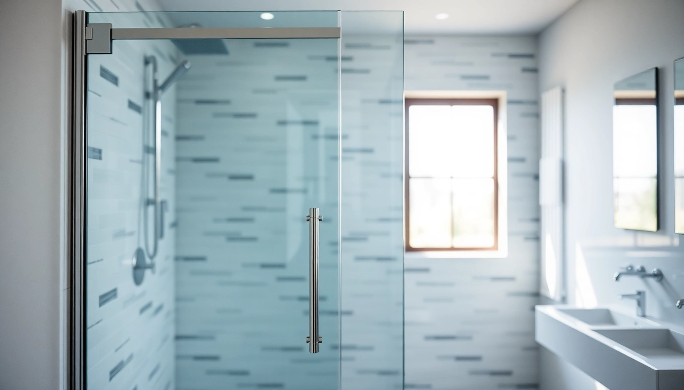 Transform your bathroom with stunning sliding shower doors featuring elegant glass designs.