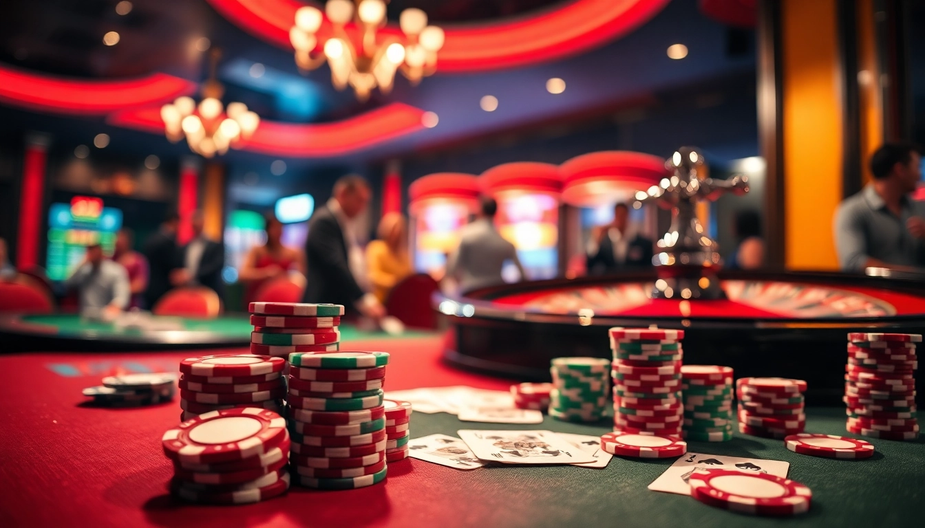 Engaging casino scene highlighting reddit discussions on strategies and games.