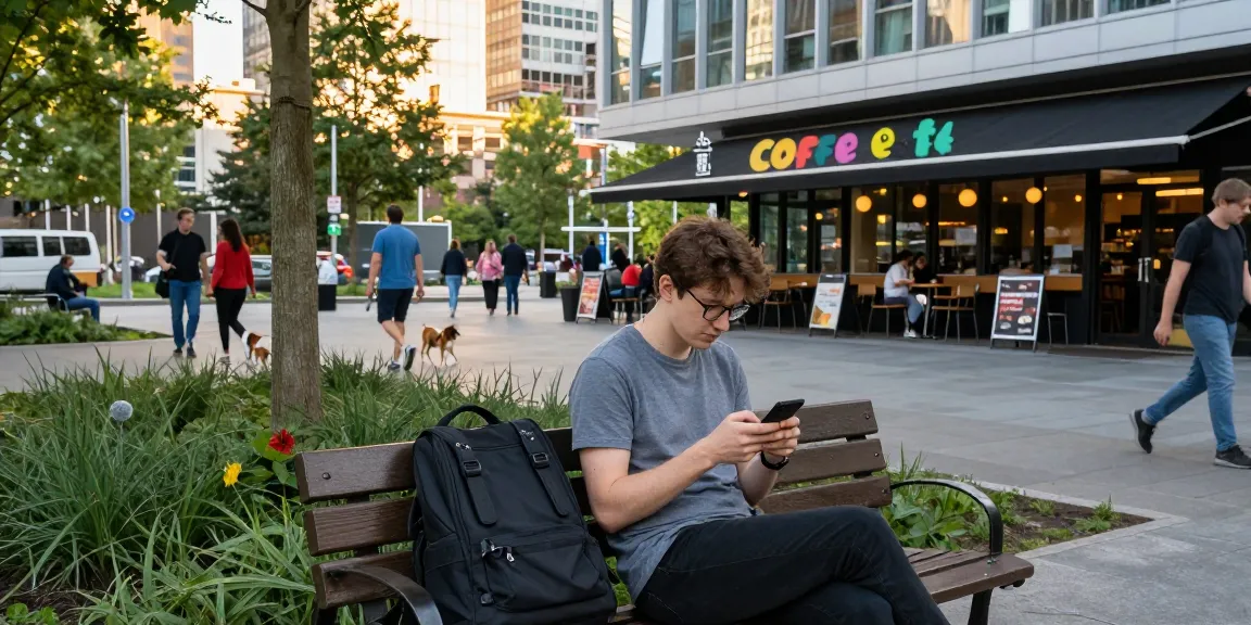 Engaging urban lifestyle in a park as a person browses https://forumup.org/shop/search.php?ca_id=&addr1=&addr2=&addr3=&schKeyword.
