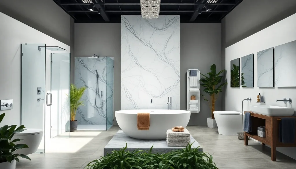 Erleben Sie die hochwertigen Produkte der sonni sanitär GmbH in einem modernen Badezimmer-Showroom.