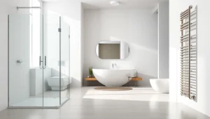 Die Produkte von sonni sanitär GmbH in einem eleganten Badezimmer zeigen hochwertige Badlösungen.