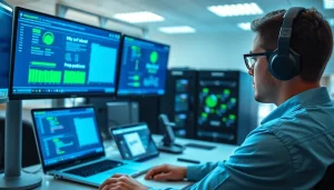 Manage remote patching and monitoring for endpoints effectively in a vibrant IT workspace.