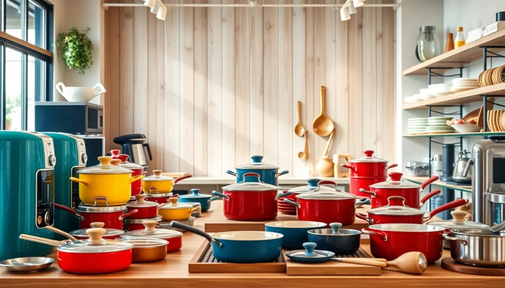 Explore quality cookware at our cookware shop Auckland, showcasing diverse cookware options and kitchen accessories.