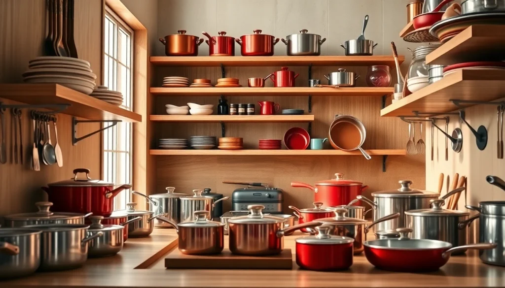 Shop premium cookware at our cookware shop Auckland, showcasing modern kitchen essentials.
