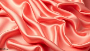 Verken de luxe van satijn met een glanzende, uitnodigende stof op een fluwelen achtergrond.