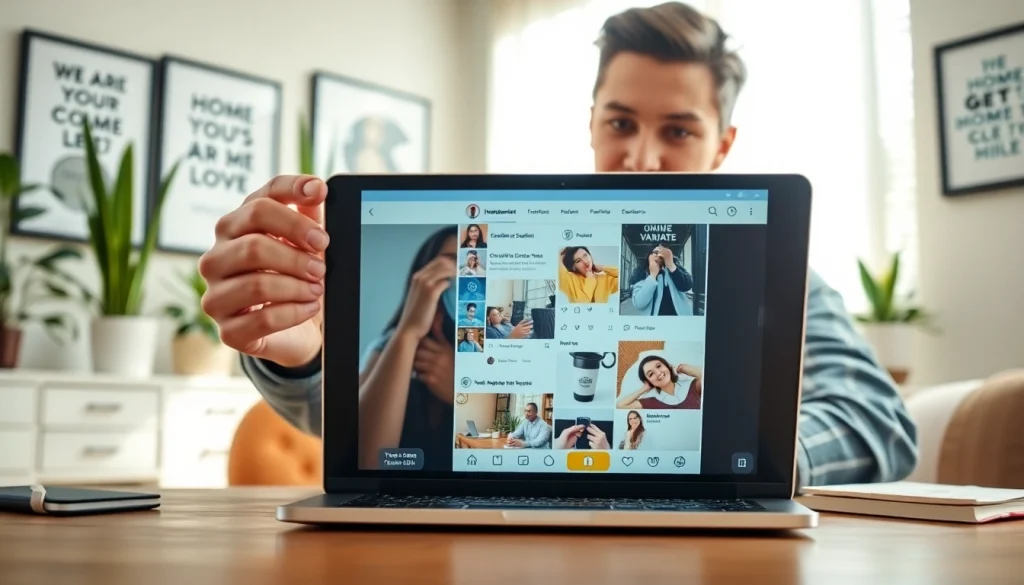Learn how to monetize instagram stories link with a professional influencer in an inspiring workspace.
