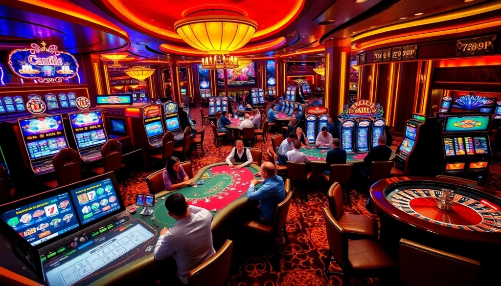 Experience the thrill of winning at the 789 P casino, featuring dynamic tables and vibrant games.