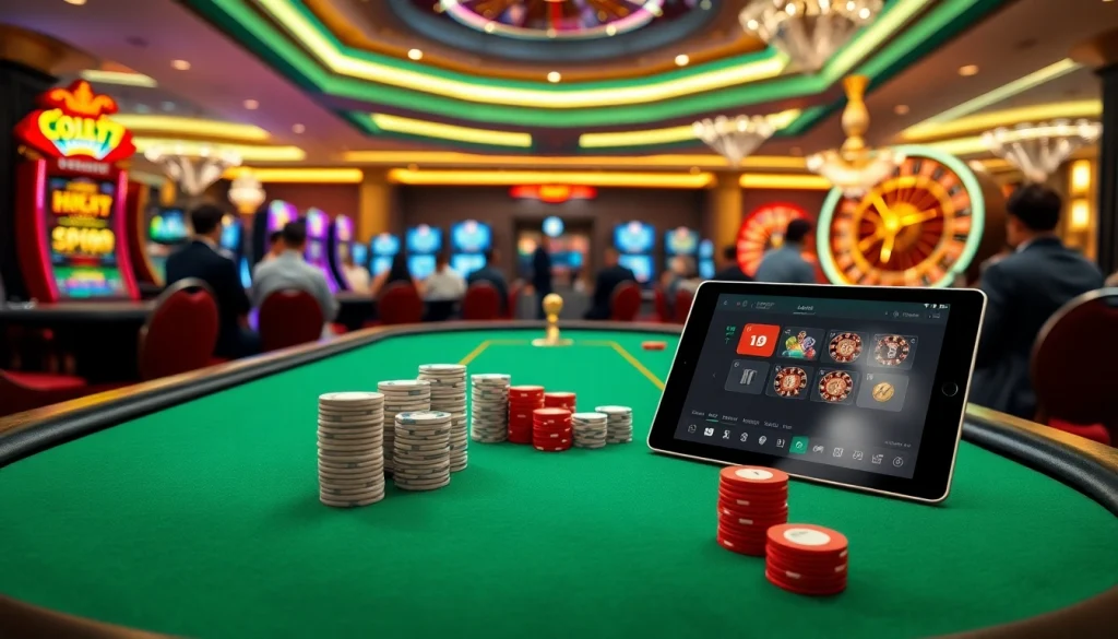 Experience the thrill of gaming at https://soibet.vision/ with vibrant casino tables and immersive betting interfaces.