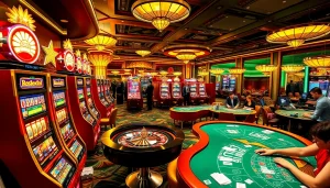 Experience the thrill of gaming with idnslot's vibrant casino floor, featuring engaging slot machines and live betting.
