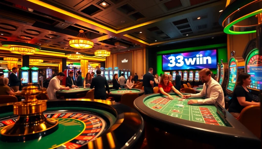 Experience thrilling gameplay at 33win with an exciting casino atmosphere.