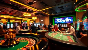 Experience thrilling gameplay at 33win with an exciting casino atmosphere.