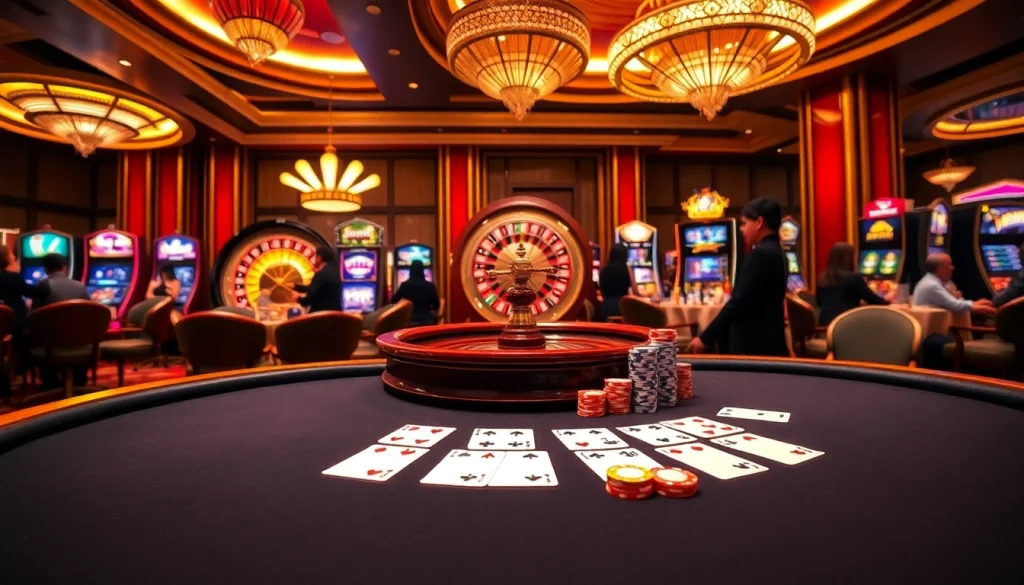 Engage with advanced gameplay at J88 com in this dynamic casino environment featuring poker and roulette