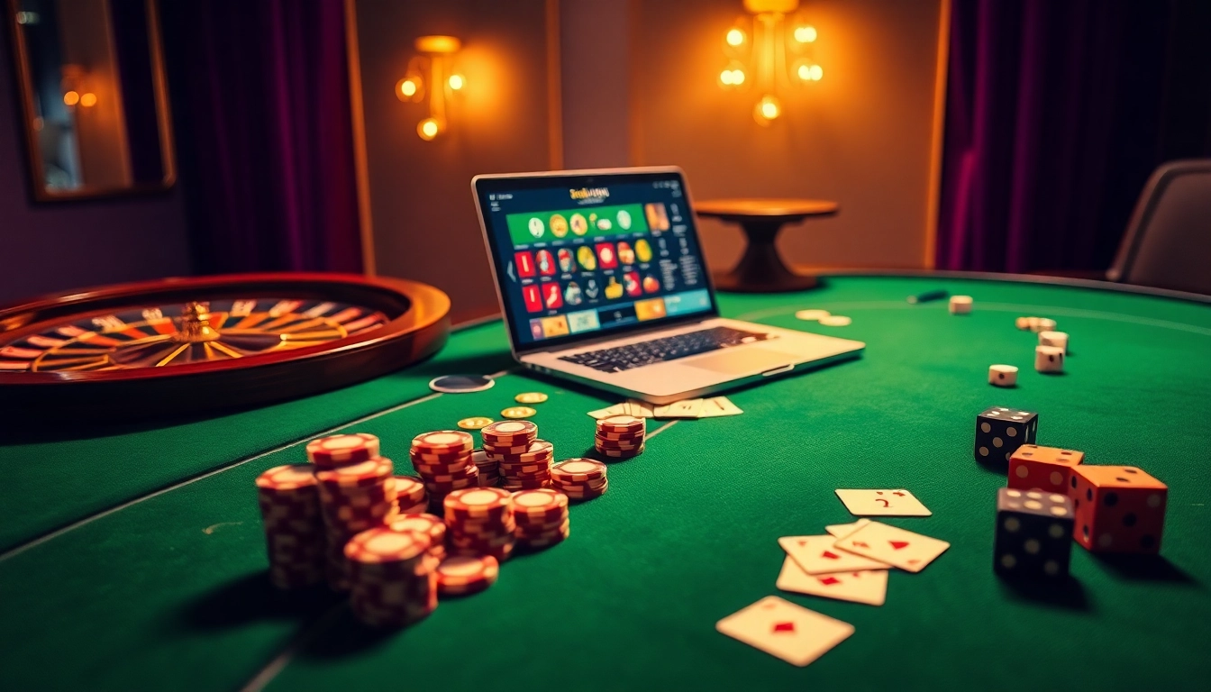 Découvrez l'excitation du casino en ligne france fiable avec une scène de poker élégante et une interface en ligne dynamique.