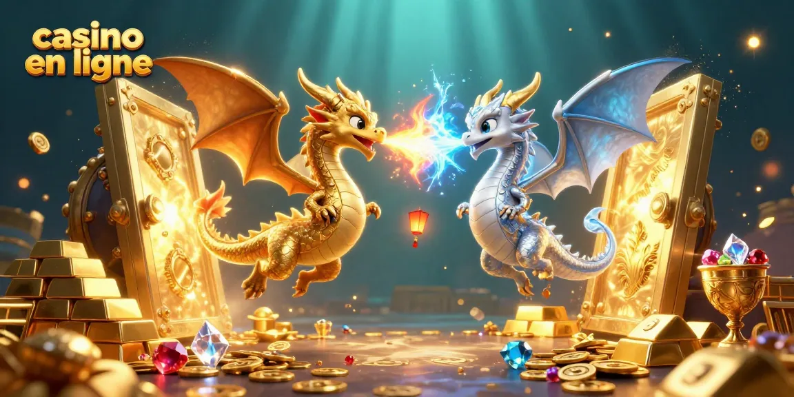 Jouez au casino en ligne avec des dragons enchanteurs créant un effet yin-yang.