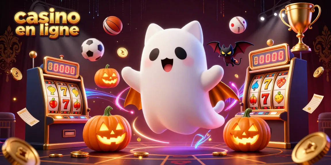 Jouez au casino en ligne avec un chat fantôme et un vampire dans un univers de jeux animés.