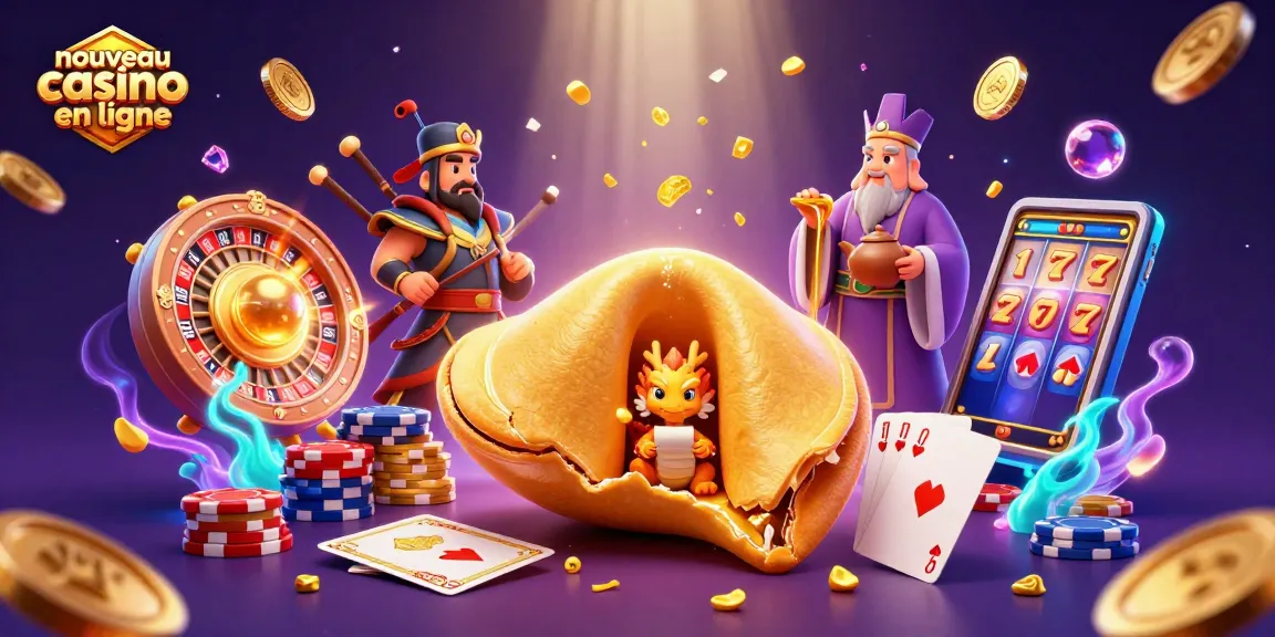 Jouez avec responsabilité dans le nouveau casino en ligne avec des gâteaux de fortune et des dragons.