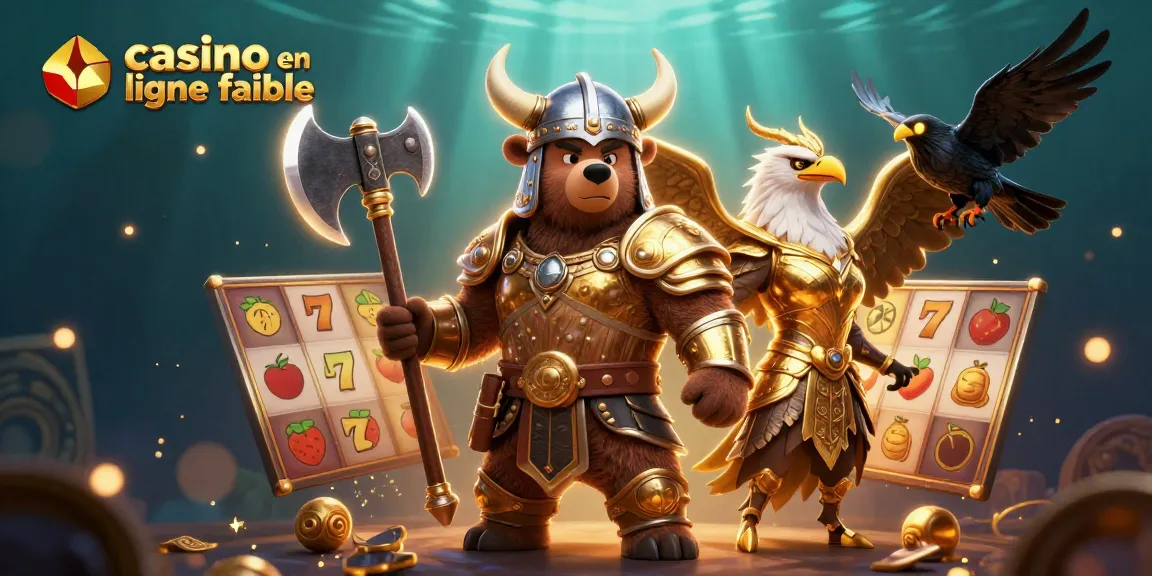 Jouez à des jeux avec des personnages animés et des éléments de casino en ligne fiable sur une scène immersive.