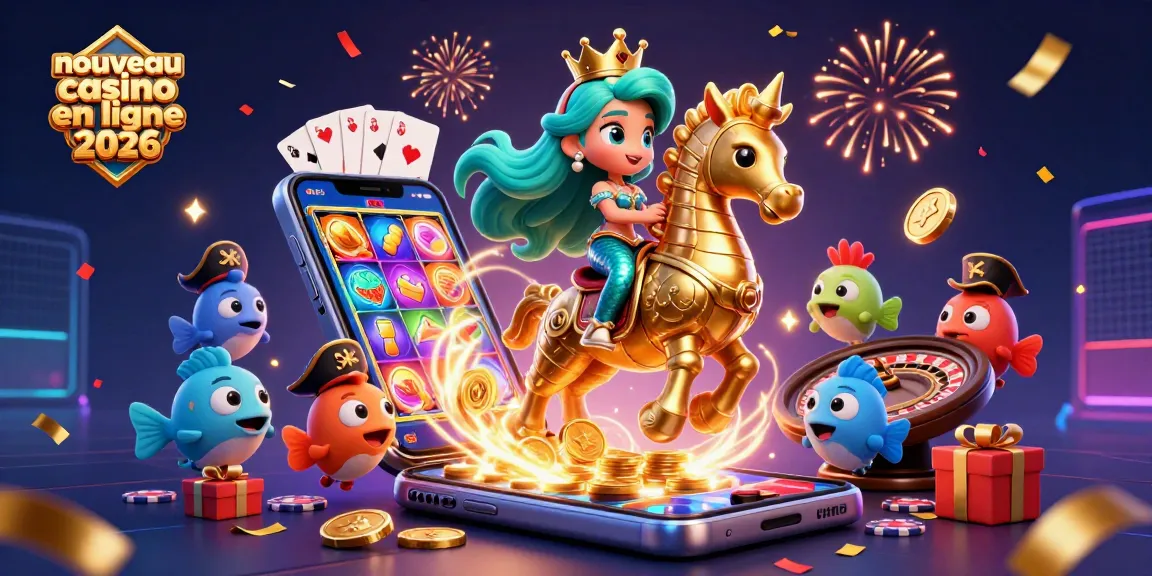 Découvrez l'univers fascinant de nouveau casino en ligne 2026 avec des personnages de jeux colorés et des éléments interactifs.