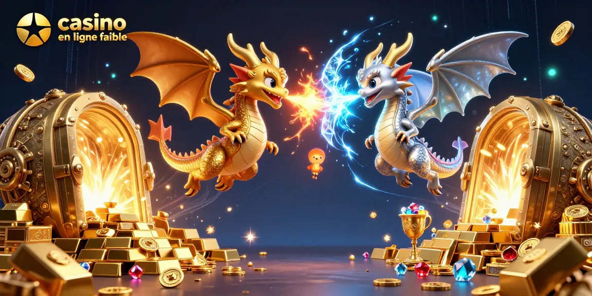 Profitez de l'expérience d'un casino en ligne fiable avec des dragons survolant des trésors étincelants.