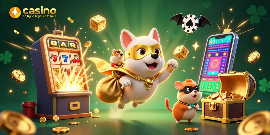 Jouez au casino en ligne légal en France avec des jeux captivants et des gains en argent.