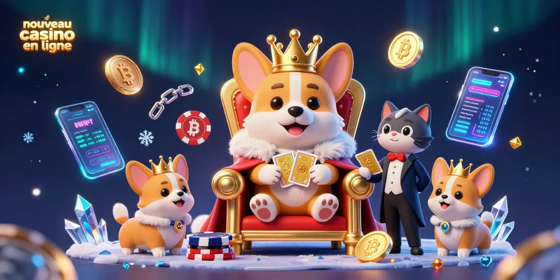 Découvrez un univers de jeu captivant avec un corgi royal dans un nouveau casino en ligne.