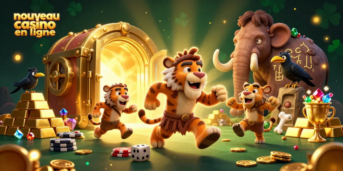 Gagnez au nouveau casino en ligne avec des graphismes exceptionnels de jeux de casino préhistoriques