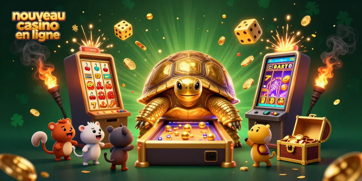 Améliorez votre expérience au nouveau casino en ligne avec des personnages et des machines à sous colorées.