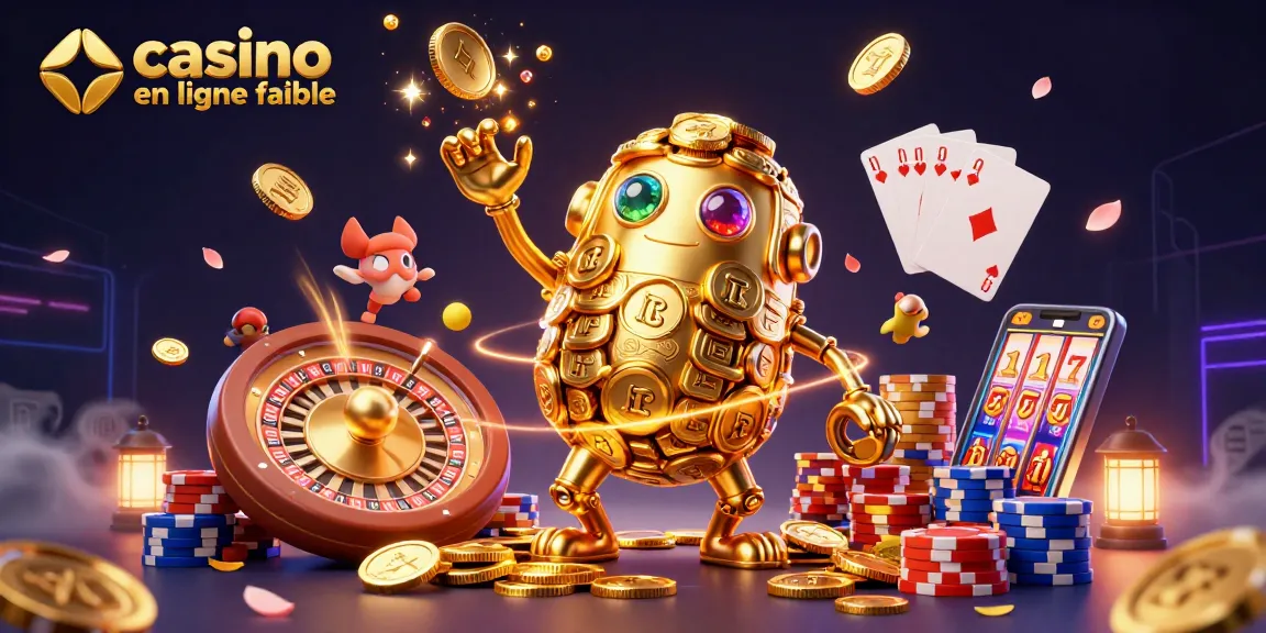 Découvrez un golem doré en pièces, symbole d'un casino en ligne fiable et accrocheur.