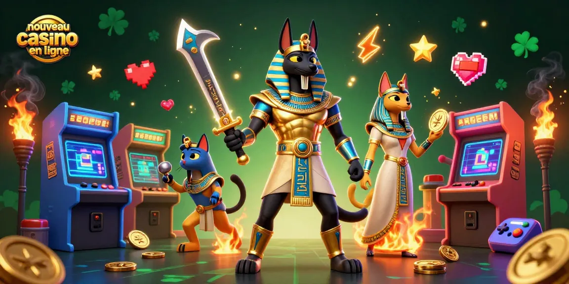 Affrontez l'Anubis en or et Bastet dans un nouveau casino en ligne captivant.