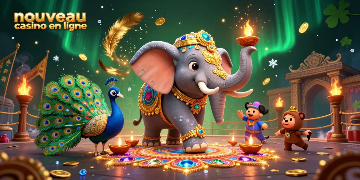 Découvrez un nouveau casino en ligne captivant avec des éléments de jeu colorés et enchanteurs.