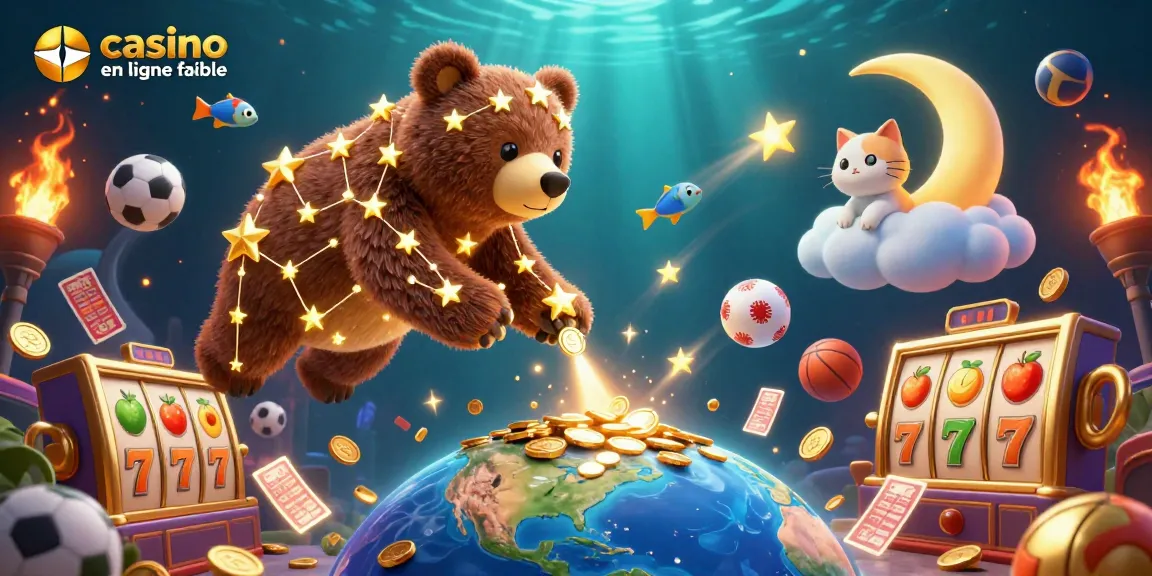 Jouez à des jeux de casino en ligne fiables avec notre illustration animée captivante.
