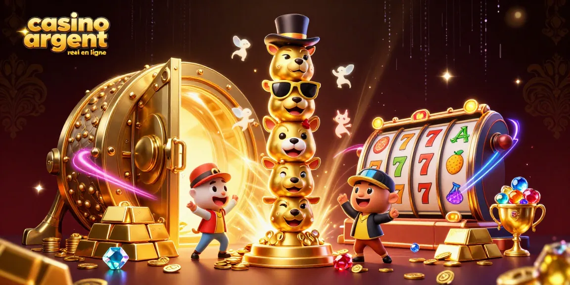 Jouez à un casino argent réel en ligne avec cette illustration riche en détails du totem doré.